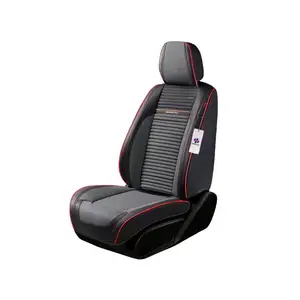 Full Set Auto Interior Leather and corp Fabric Seat Covers Cars Universal Auto Seat Protector complete Solution