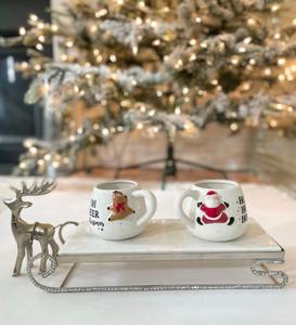 Plateau de service décoratif en marbre élégant en forme de renne, cadeau de Noël magnifique, rassemblements, vacances, artisanat en métal pour la maison, aluminium, moyen - Product Image 4