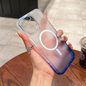 Coque pour téléphone 16 Pro Max, compatible magnétique, design dégradé, antidérapante, finition mate, sensation premium, coque d'été - Product Image 2