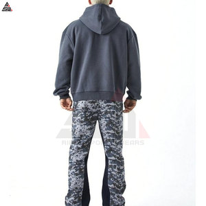 Sweat-shirts à capuche pour hommes, vente chaude, meilleure vente, hiver, ODM, logo numérique personnalisé, gaufré, taille personnalisée, couleur unie, 100% coton, nouvelle mode - Product Image 2