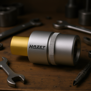 Hazet 1/2'' Screwdriver Socket Hexagonal Short <b>Square</b> with Knurling High Quality Hex <b>Keys</b> - Product Image 3