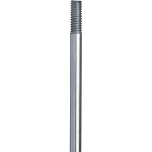 Barres rondes unilatérales DENI 1500 mm, barres de rideau de douche en acier zingué brillant de 10 mm - Product Image 1