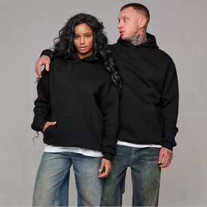 Sudadera con capucha de alta calidad para hombre y mujer, sudadera con capucha personalizada con bordado estampado de gran tamaño para hombre - Product Image 2