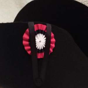 Austrian Office Infantry Line Model 1811 Napoleon black felt tricorn <b>hat</b> with gold trim and green feathers Bicone <b>Hat</b> - Product Image 1