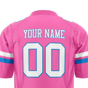 Maillot de football américain pour hommes, grande taille, manches courtes, respirant, séchage rapide, léger, 100% polyester, vêtements de sport - Product Image 6