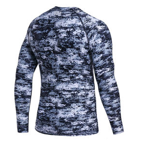 เสื้อรัดรูปแขนสั้นของผู้ชายพิมพ์ลายโลโก้ได้ตามต้องการ - Product Image 4