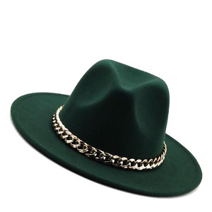 หมวกหนังคาวบอยสำหรับผู้ชายสีทึบแฟชั่นใหม่ - Product Image 2