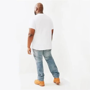 เสื้อยืดผ้าฝ้ายสีเทาสำหรับผู้ชายเสื้อยืดขนาดใหญ่สำหรับเด็กผู้ชายเสื้อโอเวอร์ไซส์แบบสั่งทำ - Product Image 6