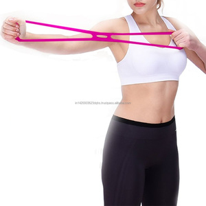 Bande de résistance rose et bleue 8 de qualité supérieure pour la vente de Gym disponible dans des gammes abordables - Product Image 4