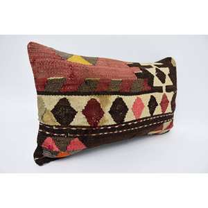 ขนแกะหลากสี12x20นิ้วเป็นผ้าทอหรูหราไม่ลื่นเป็นมิตรต่อสิ่งแวดล้อมลายใบวินเทจตกแต่งหมอนที่ถอดออกได้ - Product Image 3