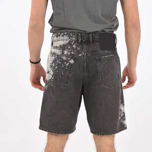 Novedad en Ropa para Hombre, Pantalones Cortos Holgados de Algodón 100% con 5 Bolsillos y Diseño Personalizado / Pantalones Cortos con Lavado Ácido en Oferta - Product Image 5