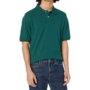 เสื้อโปโลผ้าฝ้ายราคาถูกสำหรับผู้ชายเสื้อโปโลแขนสั้นดีไซน์แบบกำหนดเองสไตล์ลำลองคอปกใส่ได้ทุกวัน - Product Image 1