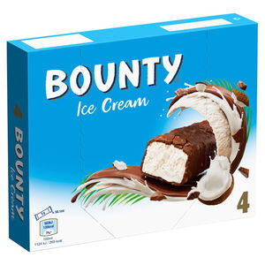 Auténtico chocolate Bountyy con relleno de coco al 32% y recubrimiento de chocolate con leche al 36%, en paquete de 24 unidades para exhibición al por mayor. - Product Image 1