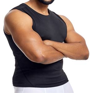 Débardeur de sport ajusté pour homme, sans manches, t-shirt de fitness, débardeur de sport pour homme, tenue de sport, entraînement, course à pied, séchage rapide, débardeur de sport pour homme, été - Product Image 4