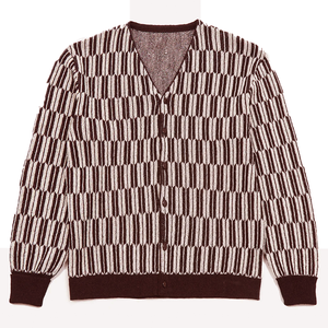 Vêtements tricotés à la mode de style universitaire Pull décontracté pour femmes et hommes Cardigan en coton douillet à manches longues pour l'hiver - Product Image 1