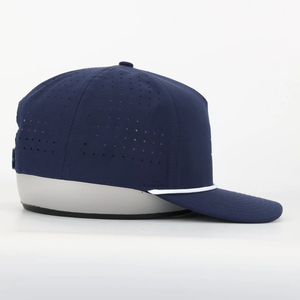 Injaevina Golf VN 5แผงหมวกกอล์ฟตัดด้วยเลเซอร์รูด้านหน้าปักโลโก้100% โพลีเอสเตอร์ระบายอากาศได้ดีเชือกสปอร์ตกันน้ำ - Product Image 4