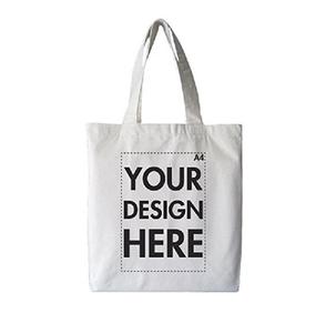 Custom Printed Logo Eco-Friendly <b>Small</b> Waxed Cotton <b>Canvas</b> Duffle <b>Tote</b> <b>Bag</b> Screen Printing for Makeup & Shopping Use - Product Image 6
