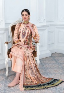 Meilleures ventes de designers pakistanais 100% costumes de pelouse Jacquard motif solide grande taille prix de gros - Product Image 4