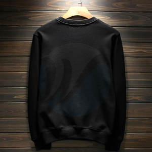 Sudaderas de invierno de gran tamaño de algodón ligero/mezcla de poliéster con diamantes de imitación para hombres - Product Image 2