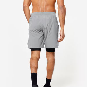 กางเกงขาสั้นผ้าฝ้าย100% สำหรับผู้ชายกางเกงจ็อกเกอร์ผ้ายืดหยุ่นสแปนเด็กซ์สำหรับใส่วิ่งออกกำลังกายพิมพ์ลายดิจิตอลในบ้าน - Product Image 3