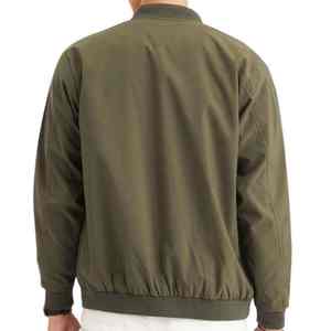 2025 hiver mode Streetwear bouton poche zippée Bomber veste hommes Logo personnaliser imperméable coupe-vent haute qualité manteau - Product Image 5