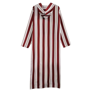 Último DISEÑO DE Thobe rojo para hombre con capucha de manga larga para hombre musulmán Thobe personalizado en diferentes colores y estilo cómodo - Product Image 3