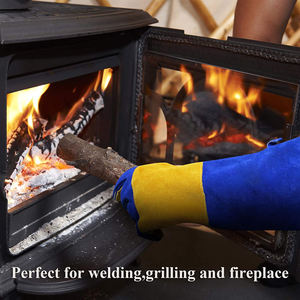 ผู้ผลิตขายส่งถุงมือหนังคุณภาพสูง ถุงมือหนังแพะสำหรับงานหนัก ถุงมือป้องกันความปลอดภัยสำหรับงานเชื่อม TIG - Product Image 5