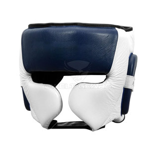 Protector de cabeza de kick boxing de cuero de alta calidad 2025 para adultos diseño de logotipo personalizado precio al por mayor - Product Image 1
