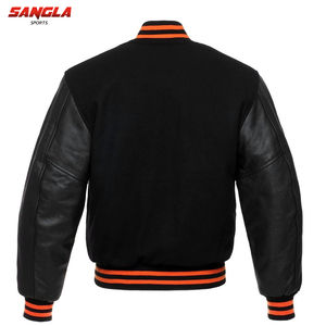 Veste de printemps hiver en laine pour hommes, meilleure vente de produits, veste universitaire mode pour hommes avec logo personnalisé, vente en gros OEM - Product Image 2