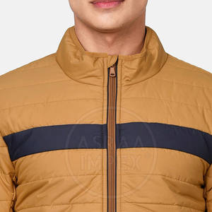 เสื้อแจ็คเก็ตขนเป็ดแขนยาวสำหรับผู้ชายพิมพ์โลโก้ตามสั่ง - Product Image 6