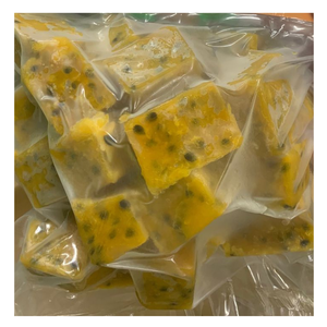 Forme de CUBE de pulpe de fruit de la passion congelée IQF avec des graines adaptées à l'approvisionnement en jus et à l'industrie alimentaire de l'usine du Vietnam - Product Image 3