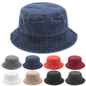 Chapeaux de seau personnalisés de haute qualité Style lavage à l'acide bouton de broderie solide déchiré fournisseur professionnel de haute qualité bas quantité minimale de commande - Product Image 6