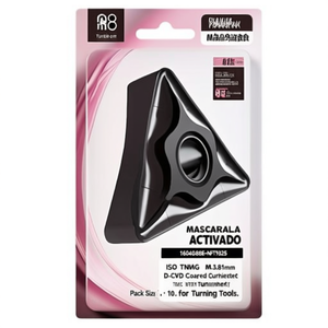 Inserto de Torneado Indexable con Recubrimiento MT-CVD ISO TNMG 160408E-NFT9325 D.3.81mm, Paquete de 10 para Herramientas de Torneado - Product Image 2