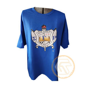 T-shirt de sororité pour femmes GREEK TREASURES Sigma Gamma Rho, 100% coton jersey, col rond, manches courtes, logo brodé - Product Image 5