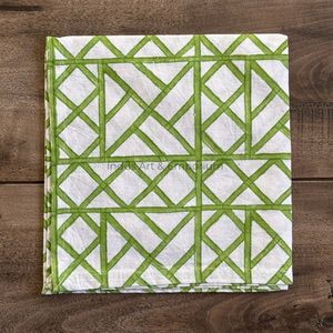 Modern Printed Handmade Indian Cotton Dinner Napkins for Wedding Event Party Home Restaurant - Product Image 4