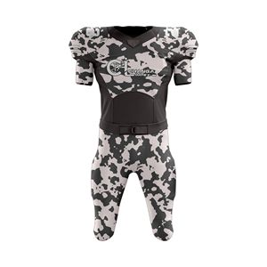 100% polyester, sur mesure, manches courtes, football américain, respirant, séchage rapide, uniforme de haute qualité, design personnalisable, unisexe - Product Image 4