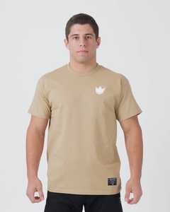 เสื้อยืดผ้าฝ้ายออร์แกนิกสำหรับผู้ชายเสื้อยืดลายพื้นแบบกำหนดเองบริการโลโก้ได้ - Product Image 2