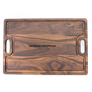 Tabla de cortar decorativa de madera Recién llegado Bloque de cortar hecho a mano Tabla de cortar elegante clásica - Product Image 5