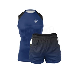 Tenue de football 7v7 personnalisée, nouveau design, taille adulte, vêtements de sport avec logo personnalisé, 100% polyester, séchage rapide et respirant, unisexe - Product Image 1
