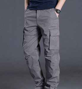 Pantalones Cargo Casuales para Hombre de Marca Propia, 100% Algodón, Corte Recto, Cierre de Botones, Transpirables, de Secado Rápido, con Bolsillos Laterales, Ligeros - Product Image 5