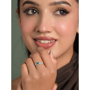 NOVAMART Fine Buy Premium 925 Pure Sterling Silver <b>Rings</b> for Women Rhodium Plated with <b>Diamond</b> Statement Men's <b>Ring</b> Jewelry Whol - Product Image 3