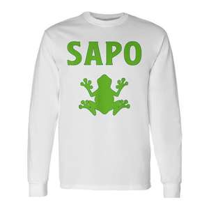 Sapo <b>Frog</b> Long Sleeve T-Shirt Kambo Ceremony <b>Clothing</b> Promotional Product - Product Image 1