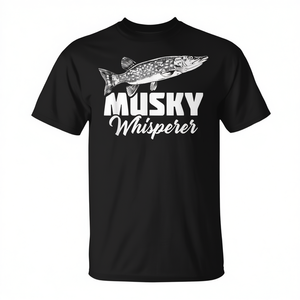 Musky Fishing Lure & Muskellunge T-<b>Shirt</b> for <b>Fish</b> Hunting for Outdoor Sports Enthusiasts - Product Image 2