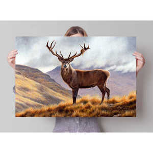 Affiche de cerf de montagne pour décoration murale - Product Image 3