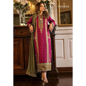 Nouvelle arrivée style pakistanais prix bon marché robe de mariée prête à l'emploi pour femmes costume de fête pour dames quantité minimale de commande bas - Product Image 1