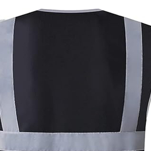 เสื้อกั๊กสะท้อนแสง ANSI Class 2 พร้อมซิป อุปกรณ์นิรภัยเกรดอุตสาหกรรม เสื้อกั๊กสะท้อนแสงพิมพ์ลายตามสั่งสำหรับการสร้างแบรนด์บริษัท - Product Image 2