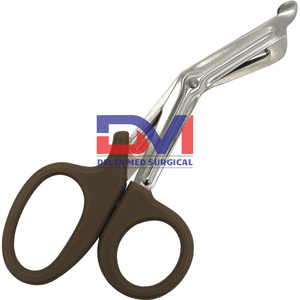 Nurses Utility Scissors Large (19cm) Safety Tip - Green - Product Image 2