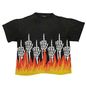 เสื้อยืดผ้าฝ้ายพิมพ์ลายกราฟฟิกสำหรับผู้ชายเสื้อเชิ๊ตผู้ชายสไตล์วินเทจซักได้ - Product Image 3