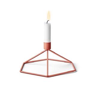 เชิงเทียนลวดโลหะรูปทรงเรขาคณิตสุดหรูเคสโคมไฟสีโรสโกลด์สำหรับงานแต่งงานวันหยุดเทศกาลน้ำชาของตกแต่งสำหรับปาร์ตี้ของขวัญ - Product Image 3