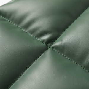 Chaleco de cuero sin mangas para mujer, proveedor de fábrica OEM, venta al por mayor, motorista exteriores de prendas de vestir hechas a medida, ropa informal de algodón impermeable - Product Image 5